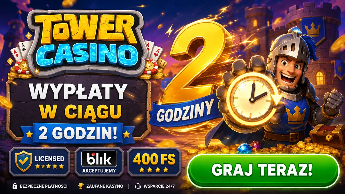 Szybkie wypłaty w TowerCasino